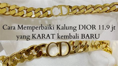 kalung dior asli|christian dior original vs original.